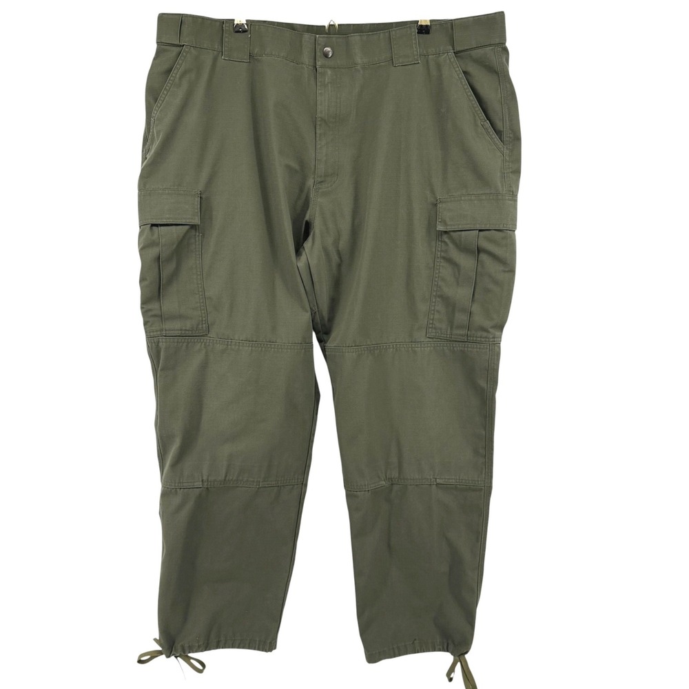 5.11 Tactical Mens 3XL Regular Ripstop Cargo Pants Olive Green Utility Workwear